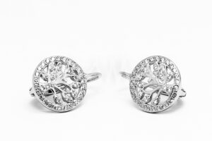 Pridané do zoznamu, Patentové náušnice strieborné AGNAUP000462, cena <span class="woocommerce-Price-amount amount"><bdi>32,00&nbsp;<span class="woocommerce-Price-currencySymbol">&euro;</span></bdi></span>.