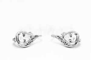 Pridané do zoznamu, Patentové náušnice strieborné AGNAUP000466, cena <span class="woocommerce-Price-amount amount"><bdi>51,00&nbsp;<span class="woocommerce-Price-currencySymbol">&euro;</span></bdi></span>.