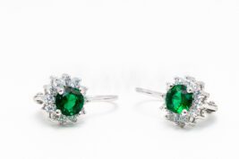 Patentové náušnice strieborné AGNAUP000480