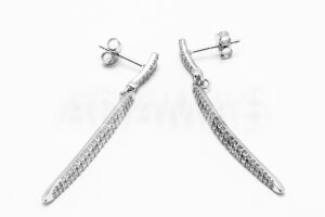 Pridané do zoznamu, Visiace náušnice strieborné AGNAUV000211, cena <span class="woocommerce-Price-amount amount"><bdi>50,00&nbsp;<span class="woocommerce-Price-currencySymbol">&euro;</span></bdi></span>.