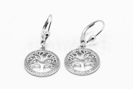 Visiace náušnice strieborné AGNAUV000214