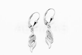 Visiace náušnice strieborné AGNAUV000215