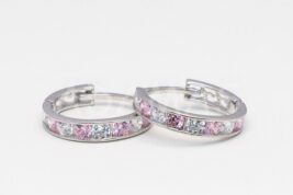 Kruhové náušnice zlaté AUNAUK000358