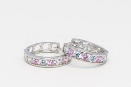 Kruhové náušnice zlaté AUNAUK000357