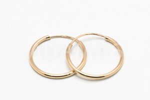 Pridané do zoznamu, Kruhové náušnice zlaté AUNAUK000350, cena <span class="woocommerce-Price-amount amount"><bdi>144,00&nbsp;<span class="woocommerce-Price-currencySymbol">&euro;</span></bdi></span>.