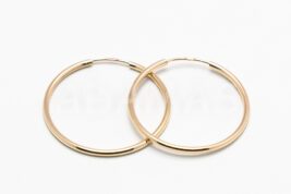 Kruhové náušnice zlaté AUNAUK000351