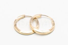 Kruhové náušnice zlaté AUNAUK000352