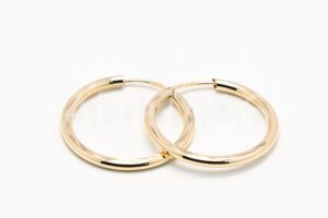 Pridané do zoznamu, Kruhové náušnice zlaté AUNAUK000354, cena <span class="woocommerce-Price-amount amount"><bdi>207,00&nbsp;<span class="woocommerce-Price-currencySymbol">&euro;</span></bdi></span>.