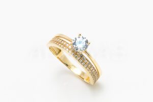 Pridané do zoznamu, Dámsky prsteň zlatý AUPD001283, cena <span class="woocommerce-Price-amount amount"><bdi>450,00&nbsp;<span class="woocommerce-Price-currencySymbol">&euro;</span></bdi></span>.