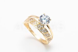 Pridané do zoznamu, Dámsky prsteň zlatý AUPD001285, cena <span class="woocommerce-Price-amount amount"><bdi>450,00&nbsp;<span class="woocommerce-Price-currencySymbol">&euro;</span></bdi></span>.