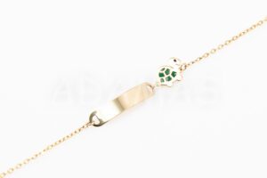 Pridané do zoznamu, Detský náramok zlatý AUNARDE000074, cena <span class="woocommerce-Price-amount amount"><bdi>180,00&nbsp;<span class="woocommerce-Price-currencySymbol">&euro;</span></bdi></span>.