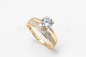 Pridané do zoznamu, Dámsky prsteň zlatý AUPD001291, cena <span class="woocommerce-Price-amount amount"><bdi>414,00&nbsp;<span class="woocommerce-Price-currencySymbol" translate="no">&euro;</span></bdi></span>.
