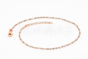 Pridané do zoznamu, Členkový náramok strieborný AGCN000158, cena <span class="woocommerce-Price-amount amount"><bdi>23,00&nbsp;<span class="woocommerce-Price-currencySymbol" translate="no">&euro;</span></bdi></span>.