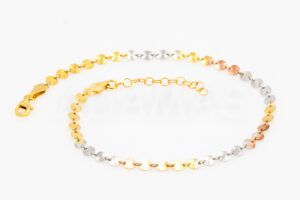 Pridané do zoznamu, Členkový náramok strieborný AGCN000163, cena <span class="woocommerce-Price-amount amount"><bdi>31,00&nbsp;<span class="woocommerce-Price-currencySymbol" translate="no">&euro;</span></bdi></span>.