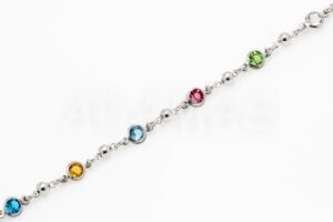 Pridané do zoznamu, Dámsky náramok strieborný AGNARDA001139, cena <span class="woocommerce-Price-amount amount"><bdi>43,00&nbsp;<span class="woocommerce-Price-currencySymbol" translate="no">&euro;</span></bdi></span>.
