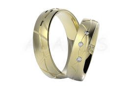 Svadobné obrúčky zlaté AUOL000098