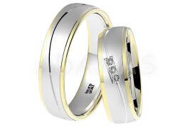 Svadobné obrúčky zlaté AUOL000095