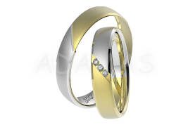 Svadobné obrúčky zlaté AUOL000097