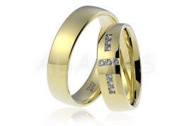 Svadobné obrúčky zlaté AUOL000094