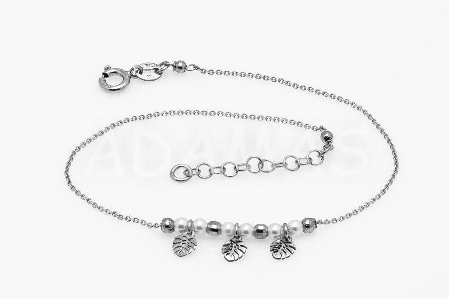 Členkový náramok strieborný AGCN000078