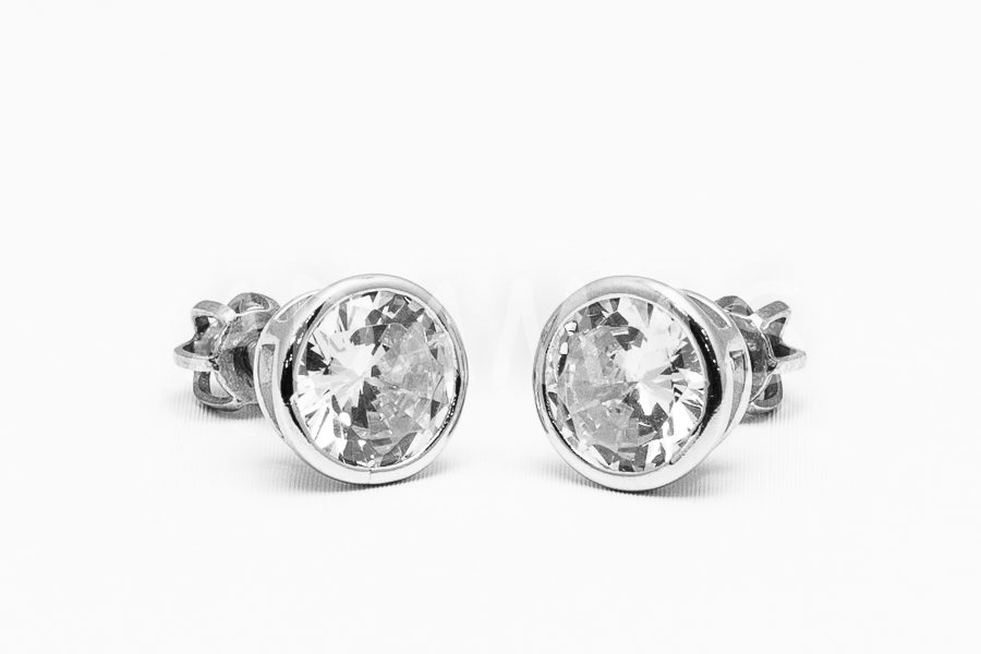 Balónikové náušnice strieborné AGNAUB000043