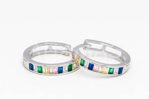 Pridané do zoznamu, Kruhové náušnice strieborné AGNAUK000162, cena <span class="woocommerce-Price-amount amount"><bdi>28,00&nbsp;<span class="woocommerce-Price-currencySymbol">&euro;</span></bdi></span>.