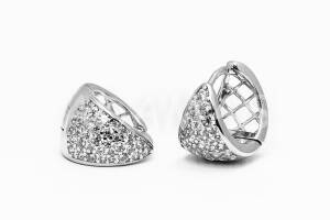 Pridané do zoznamu, Kruhové náušnice strieborné AGNAUK000167, cena <span class="woocommerce-Price-amount amount"><bdi>38,00&nbsp;<span class="woocommerce-Price-currencySymbol">&euro;</span></bdi></span>.