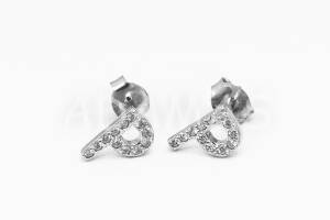 Pridané do zoznamu, Napichovacie náušnice strieborné AGNAUN000124, cena <span class="woocommerce-Price-amount amount"><bdi>13,00&nbsp;<span class="woocommerce-Price-currencySymbol">&euro;</span></bdi></span>.