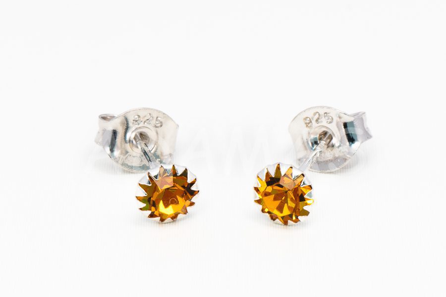 Napichovacie náušnice strieborné AGNAUN000170