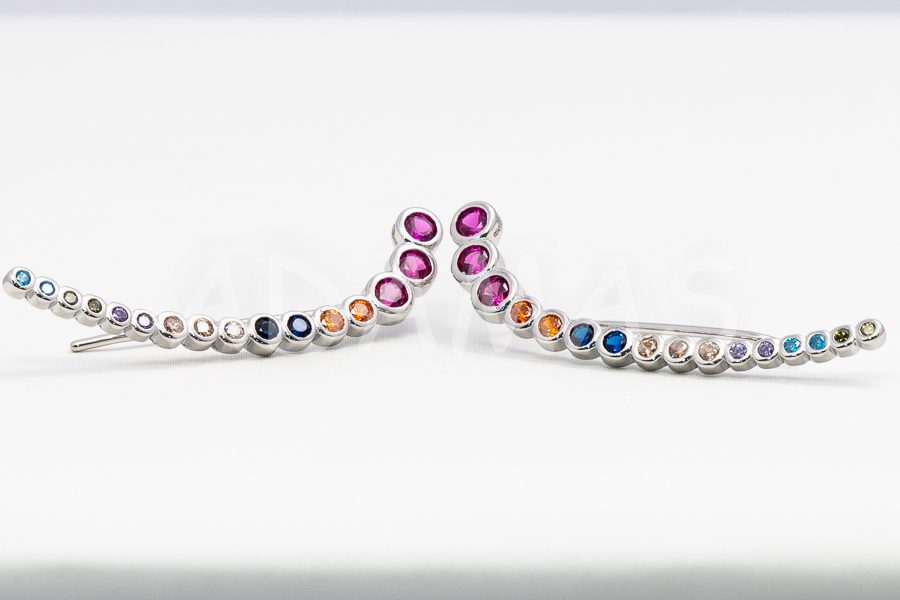 Napichovacie náušnice strieborné AGNAUN000278