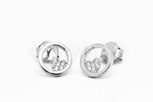 Pridané do zoznamu, Napichovacie náušnice strieborné AGNAUN000379, cena <span class="woocommerce-Price-amount amount"><bdi>16,00&nbsp;<span class="woocommerce-Price-currencySymbol">&euro;</span></bdi></span>.