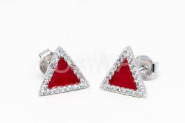 Napichovacie náušnice strieborné AGNAUN000406