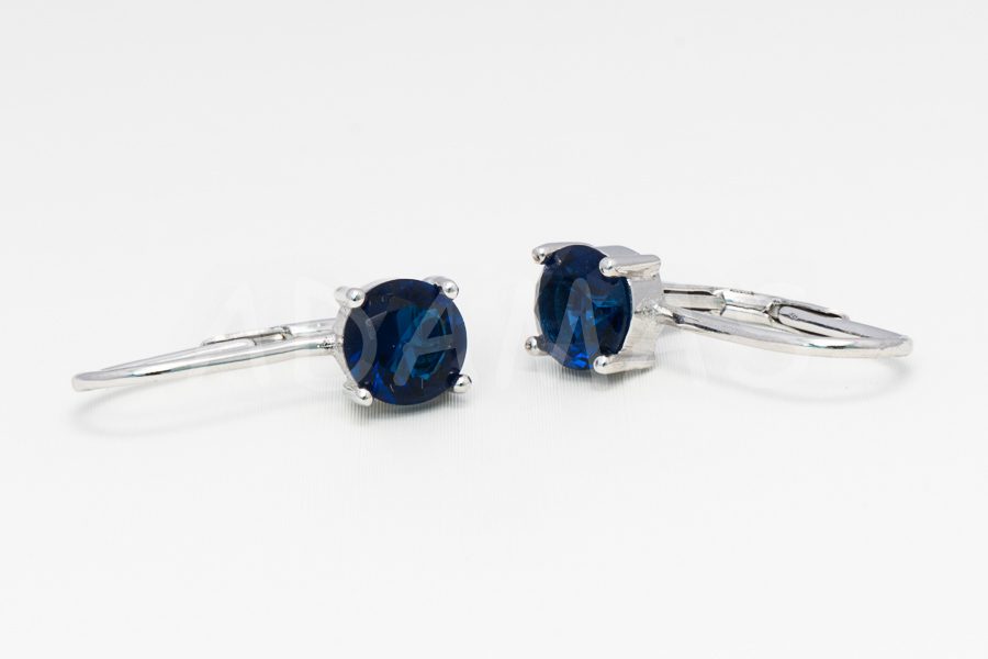 Patentové náušnice strieborné AGNAUP000009