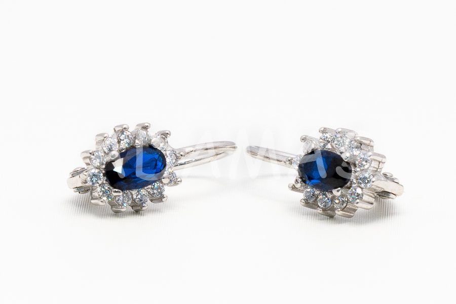 Patentové náušnice strieborné AGNAUP000070