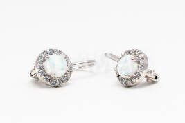 Patentové náušnice strieborné AGNAUP000122