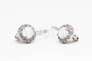 Pridané do zoznamu, Patentové náušnice strieborné AGNAUP000122, cena <span class="woocommerce-Price-amount amount"><bdi>32,00&nbsp;<span class="woocommerce-Price-currencySymbol">&euro;</span></bdi></span>.