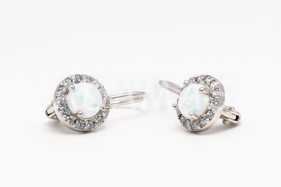 Patentové náušnice strieborné AGNAUP000122