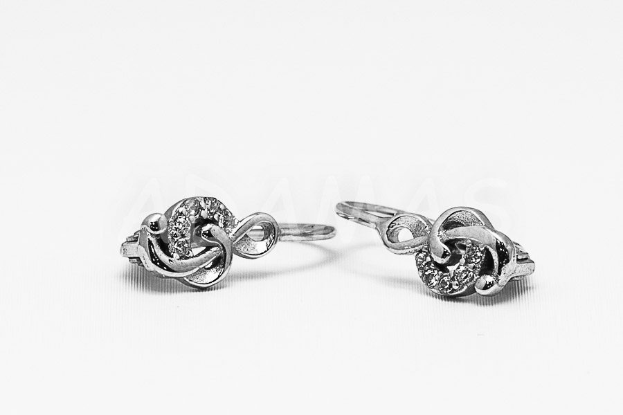 Patentové náušnice strieborné AGNAUP000102