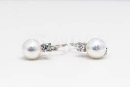 Patentové náušnice strieborné AGNAUP000114