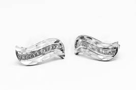 Patentové náušnice strieborné AGNAUP000133