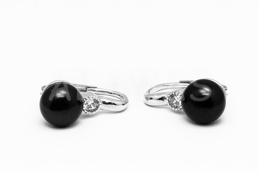 Patentové náušnice strieborné AGNAUP000162