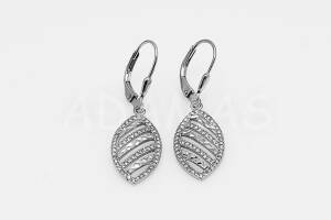 Pridané do zoznamu, Visiace náušnice strieborné AGNAUV000056, cena <span class="woocommerce-Price-amount amount"><bdi>34,00&nbsp;<span class="woocommerce-Price-currencySymbol">&euro;</span></bdi></span>.