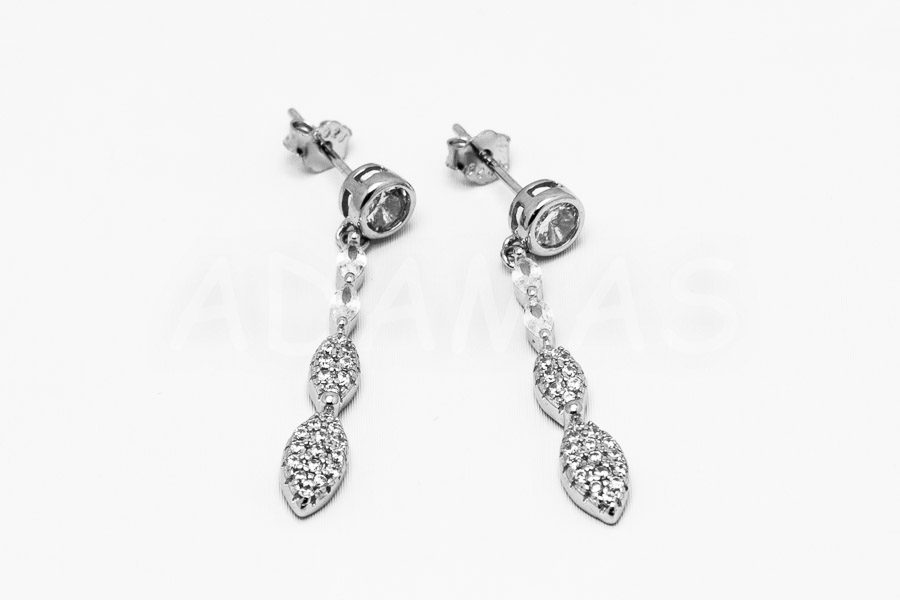 Vysiace náušnice strieborné AGNAUV000089