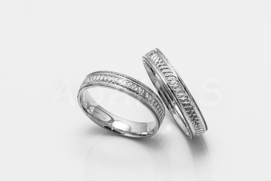 Svadobné obrúčky strieborné AGOV000026