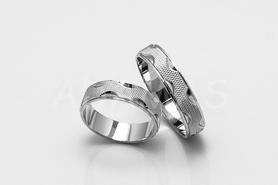 Svadobné obrúčky strieborné AGOV000034