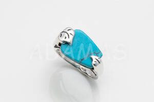 Pridané do zoznamu, Dámsky prsteň strieborný s umelým tyrkysom AGPD000085, cena <span class="woocommerce-Price-amount amount"><bdi>30,00&nbsp;<span class="woocommerce-Price-currencySymbol">&euro;</span></bdi></span>.