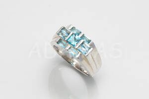 Pridané do zoznamu, Dámsky prsteň strieborný s modrým zirkónom AGPD000095, cena <span class="woocommerce-Price-amount amount"><bdi>27,00&nbsp;<span class="woocommerce-Price-currencySymbol">&euro;</span></bdi></span>.