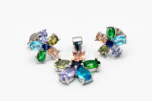 Pridané do zoznamu, Strieborná súprava AGSU000122, cena <span class="woocommerce-Price-amount amount"><bdi>43,00&nbsp;<span class="woocommerce-Price-currencySymbol">&euro;</span></bdi></span>.