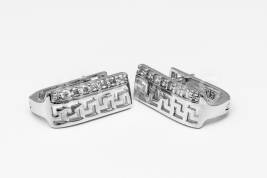 Náušnice s anglickým patentom zlaté AUNAUA000010