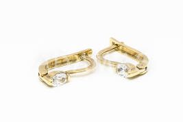 Náušnice s anglickým patentom zlaté AUNAUA000063